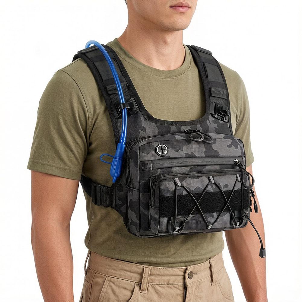 Outdoor Adventure Vest - Chaleco de hidratación para correr, ciclismo,