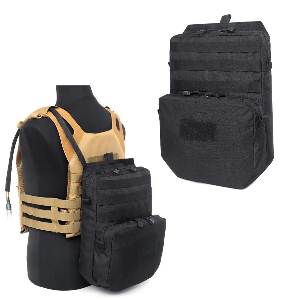 Outdoor Adventure Vest - Bolsa Molle para exteriores, mochila de