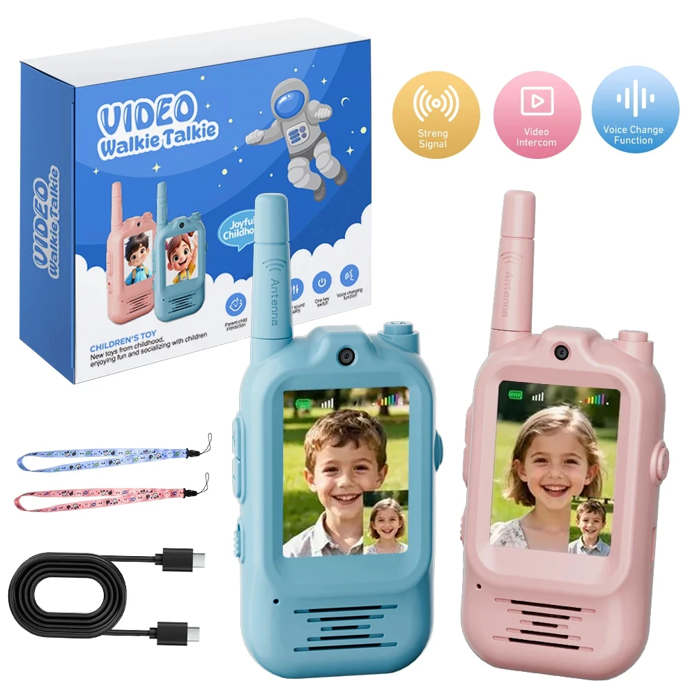 Outdoor Adventure Videos - 2 Walkie Talkies Recargables para Niños,
