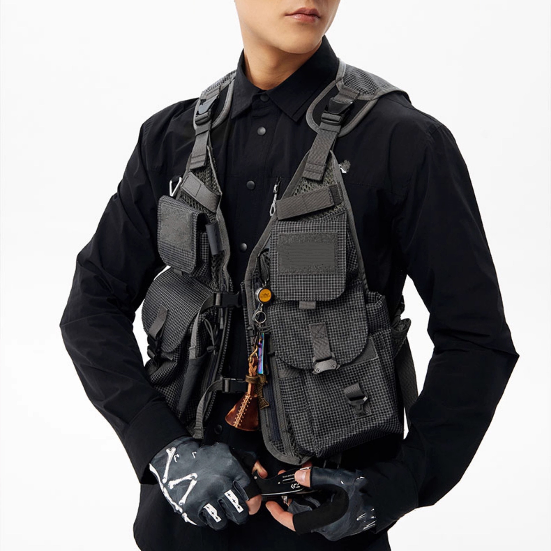 Outdoor Adventure Vest - Chaleco de Pesca Táctica para Exteriores,
