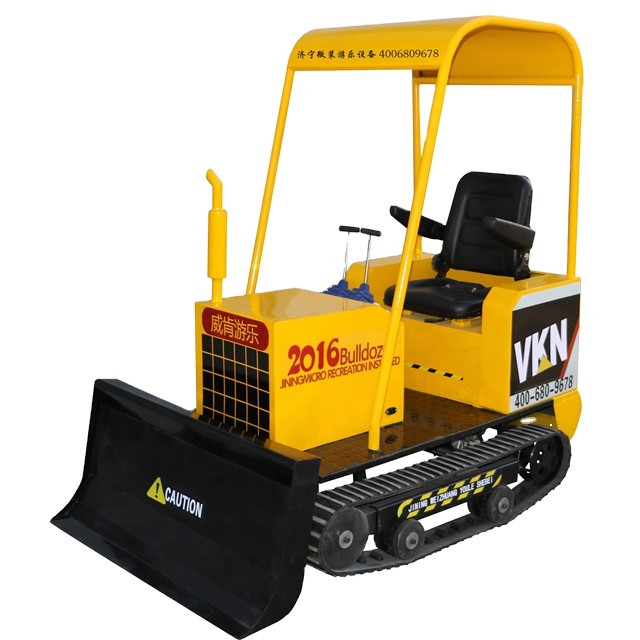 Outdoor Adventure Education - Mini Bulldozer Eléctrico de Metal para