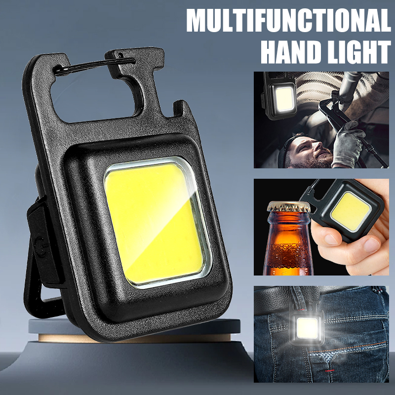 Outdoor Adventurer - Mini Linterna COB Súper Brillante, Portátil,