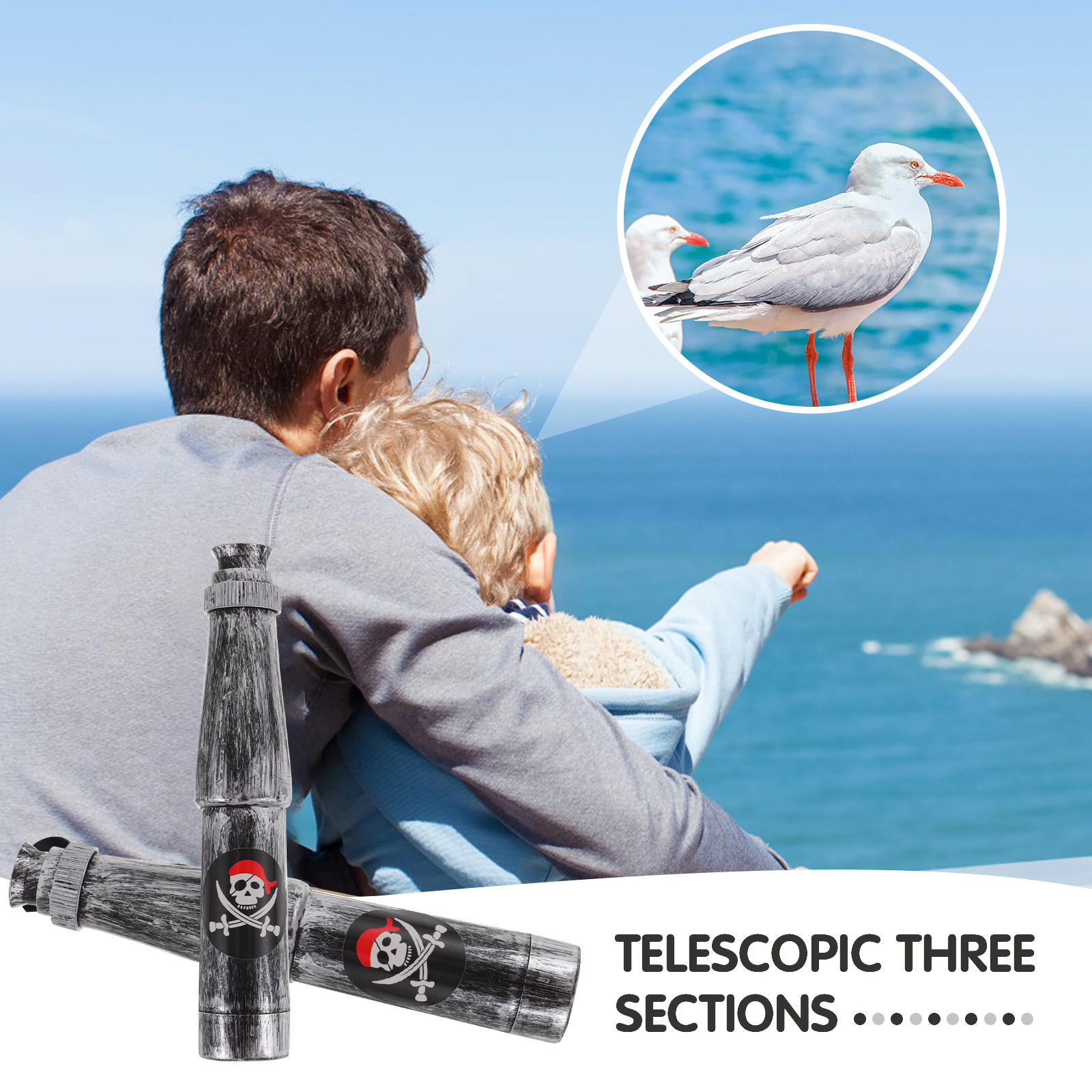 6 Telescopios Monoculares Pira - Outdoor Adventure Education reseña y precio