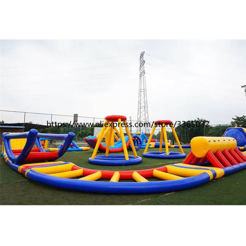 Parque acuático flotante infla - Outdoor Adventure Recreation reseña y precio