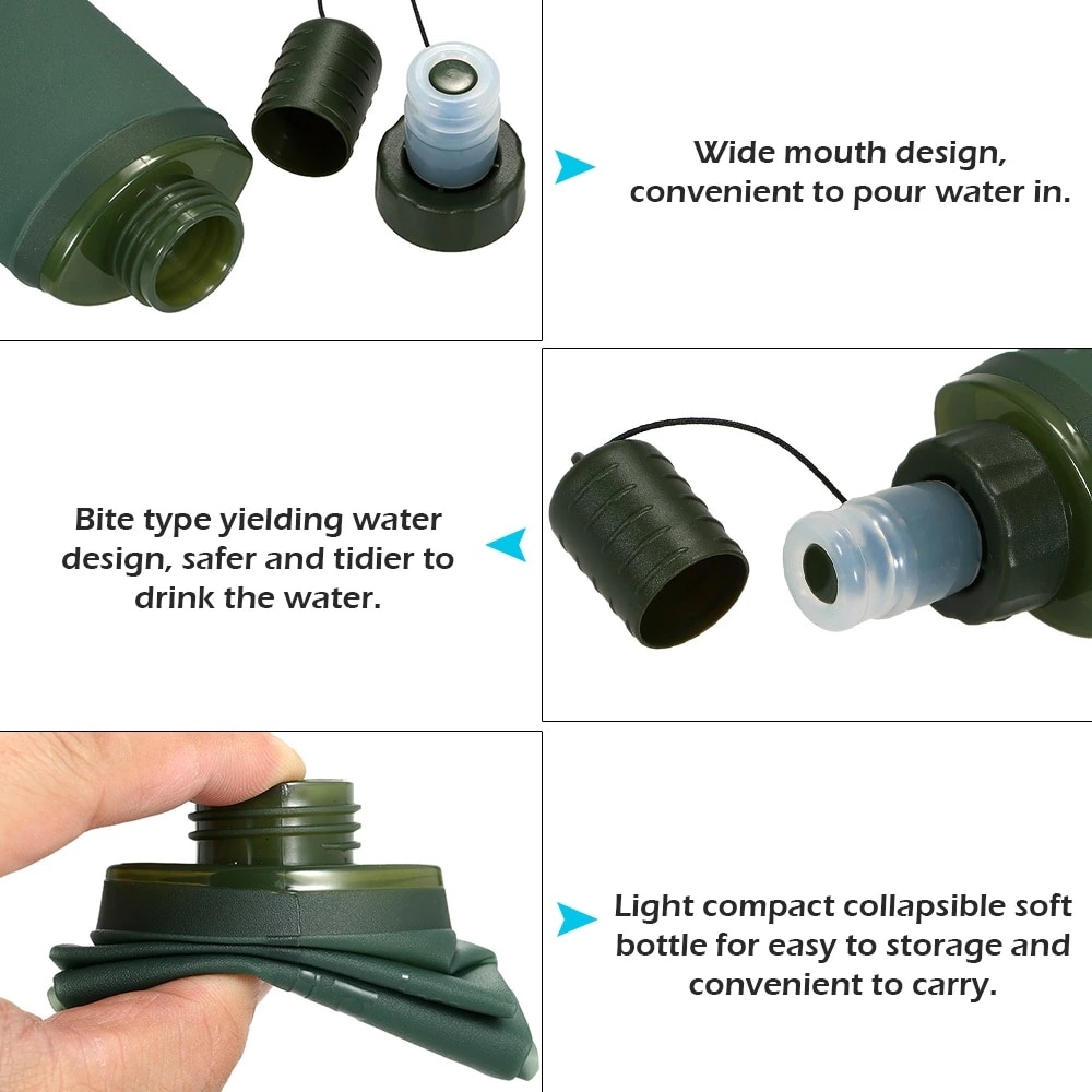 Bolsa de agua plegable de 250m - Outdoor Adventure Kit reseña y precio