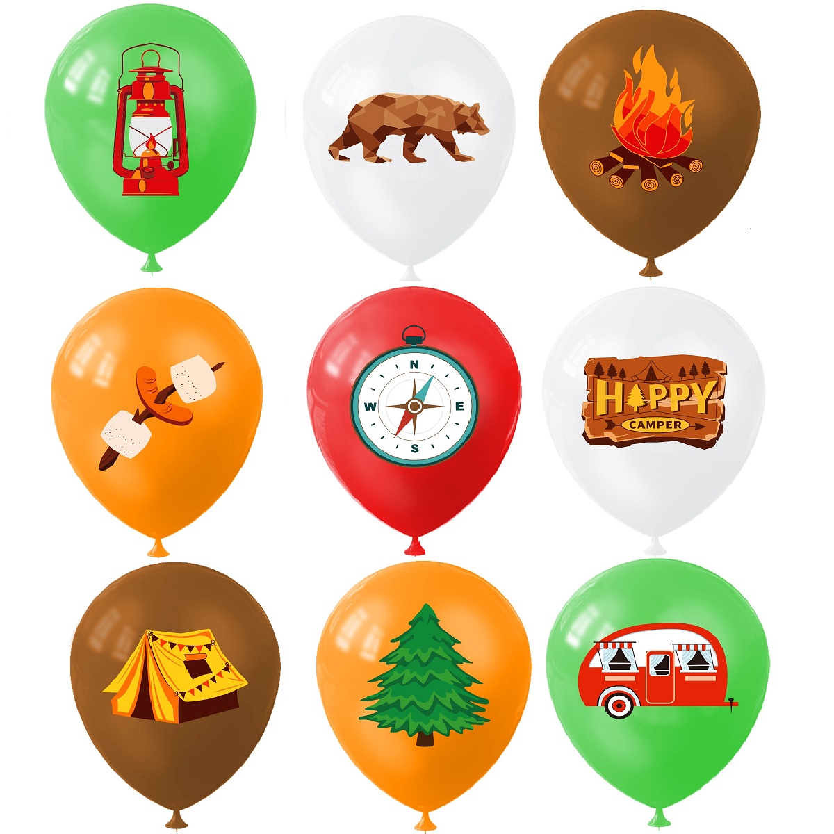 Globo Happy Camping de 9 pieza - Outdoor Adventure Kit reseña y precio
