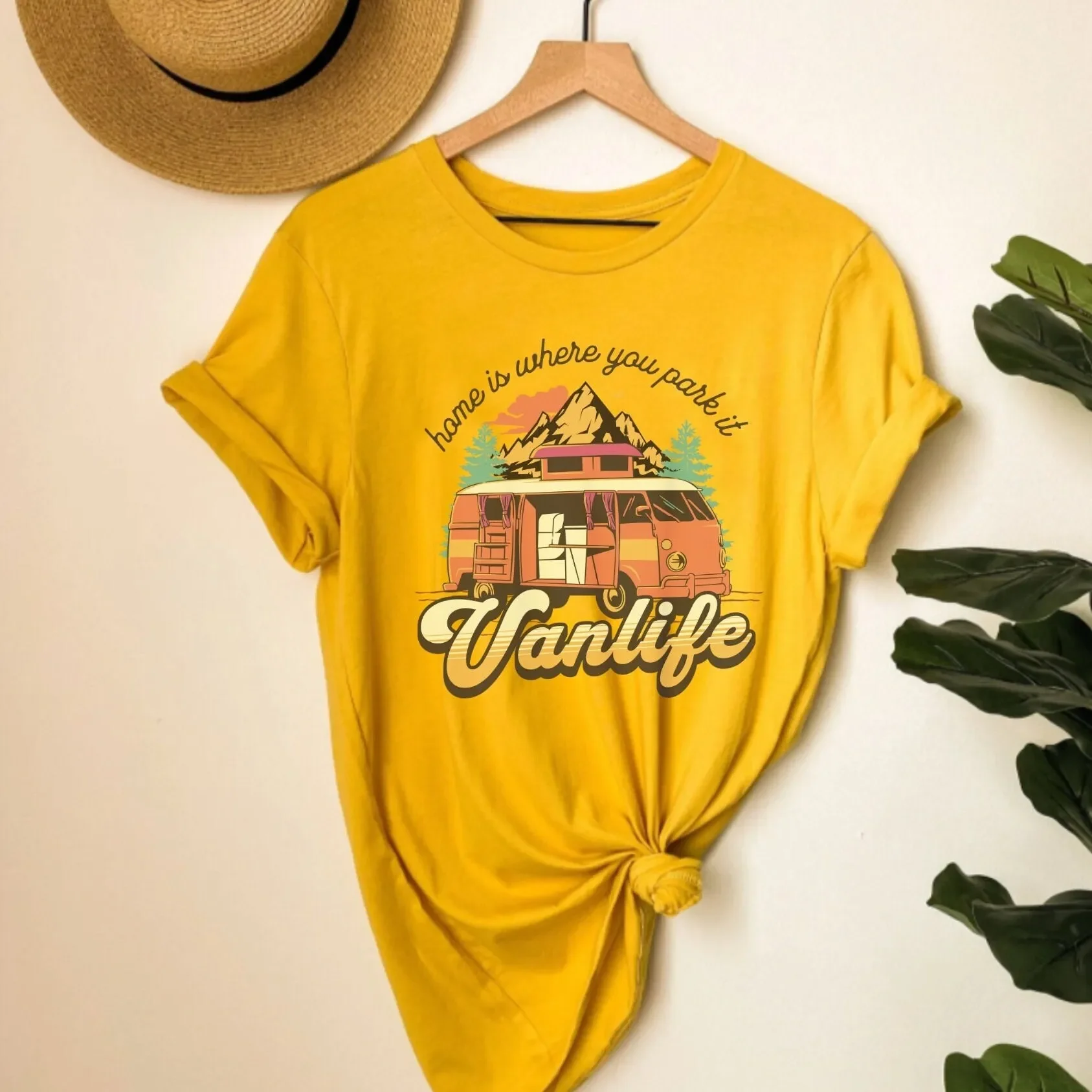 Camiseta Vanlife, aventura de  - Outdoor Adventure Girl reseña y precio