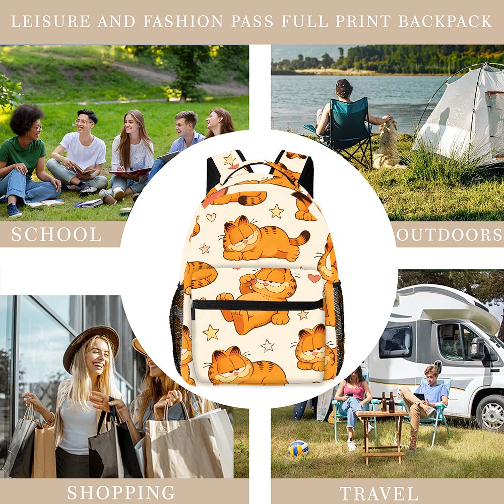 Mochila divertida de Garfield  - Outdoor Adventurer reseña y precio